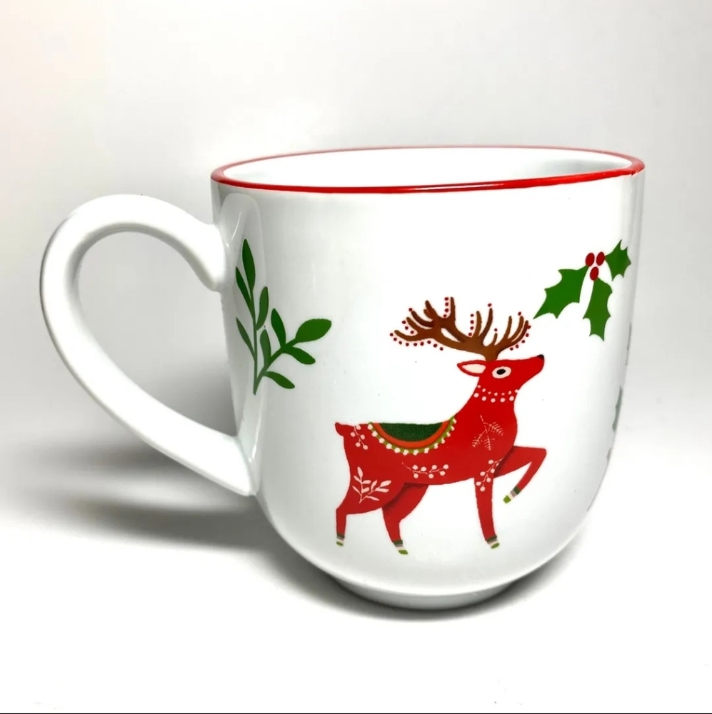 Bee and Willow Reindeer Hoilday Mud Set of Two NEW IN BOX